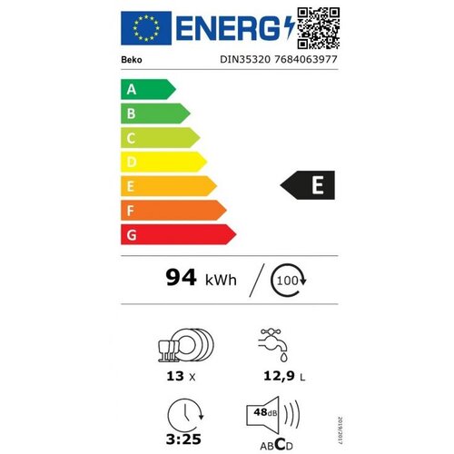 Beko ugradna ma&amp;scaron;ina za pranje sudova DIN 34320 Slike
