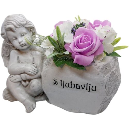  Dekorativna figura anđeo sa posudom, s ljubavlju 078AR Cijene