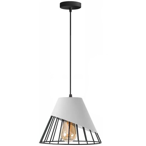 Toolight svjetiljka stropno viseće sjenilo metalno bijelo APP228-1CP Slike