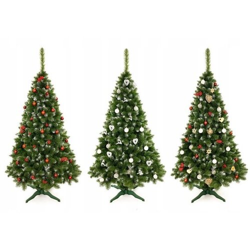 Lean Toys Umetni diamantni bor 220 CM Premium božično drevo Slike