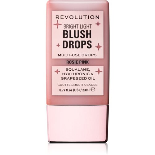 Revolution kremno rdečilo - Bright Light Blush Drops - Pink Rosie Cene