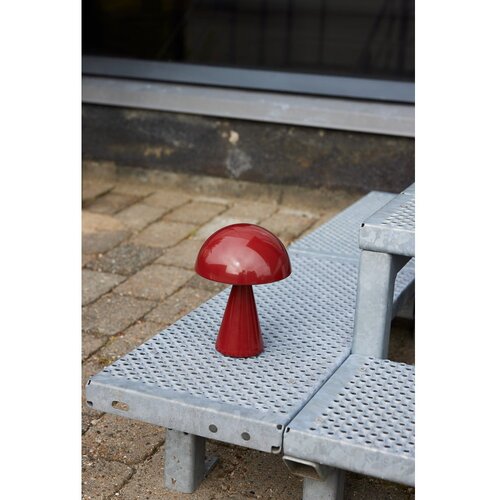 H&amp;uuml;bsch Rdeča LED zatemnitvena namizna svetilka (vi&amp;scaron;ina 20 cm) Mush &amp;ndash; Slike