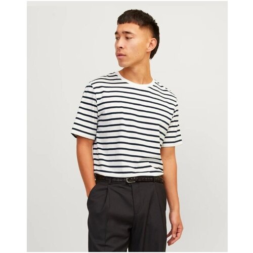 Jack &amp;amp; Jones Majice s kratkimi rokavi 12156101 ORGANIC Modra Slike