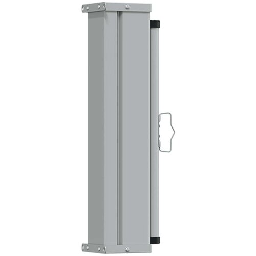 VidaXL Uvlačiva bočna tenda za terasu 60 x 300 cm siva Slike