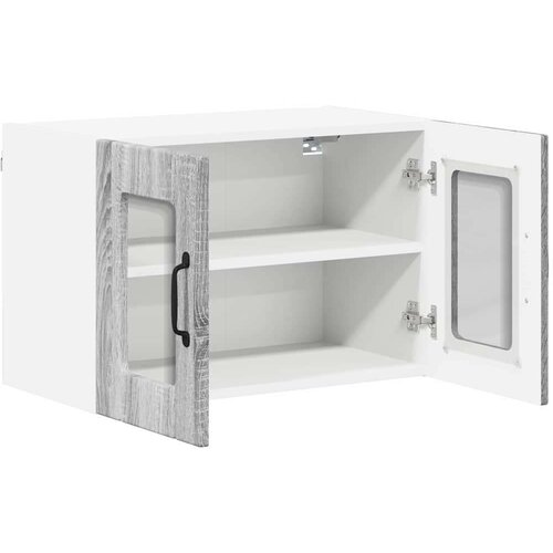  Zidni kuhinjski ormarić s policom Siva Sonoma 60 x 31 x 40 cm Slike
