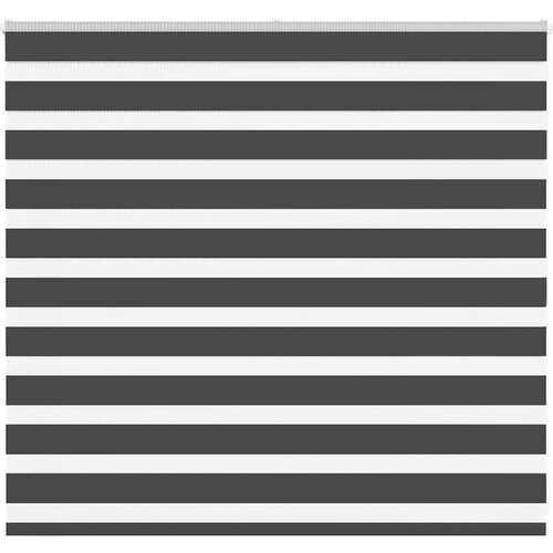 vidaXL Zavjesa zebra crna 160x100 cm širina tkanine 155,9 cm poliester Cene