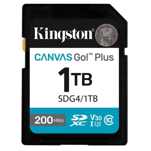 Kingston Canvas Go! Plus SD 1TB Class 10 UHS-I U3 V30 SDG4/1TB spominska kartica Cene