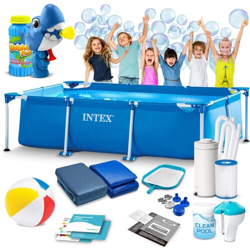 Intex okvirni montažni bazen 300 x 200 x 75 cm 15u1 , gratis aparat za mjehuriće Cijene