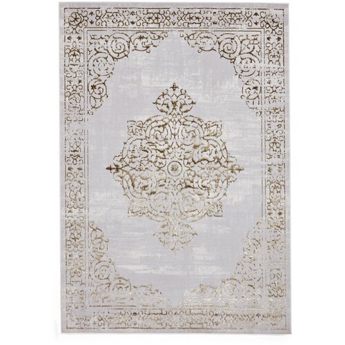 Think Rugs Svijetlo sivi/u zlatnoj boji tepih 120x170 cm Artemis – Cijene