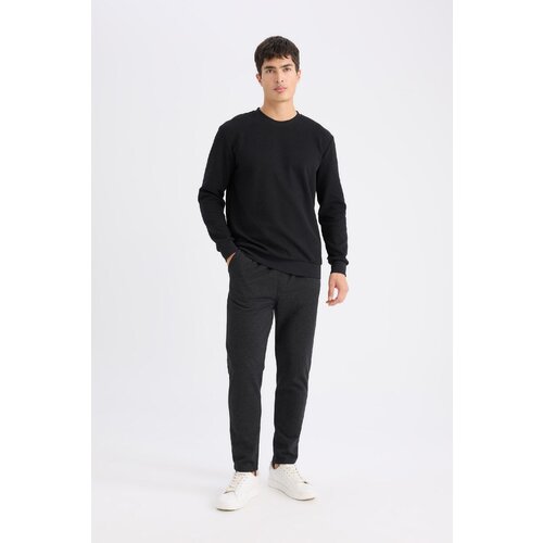 Defacto Slim Fit Straight Leg Waist Laced Pocket Pique Sweatpants Cene