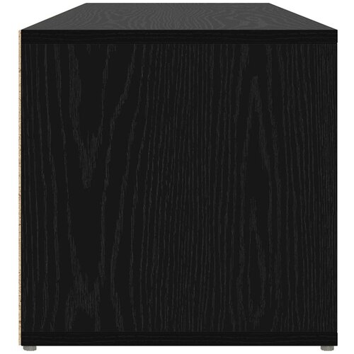 Klupa za cipele Crni hrast 102 x 35 x 35 cm Konstruirano drvo Slike