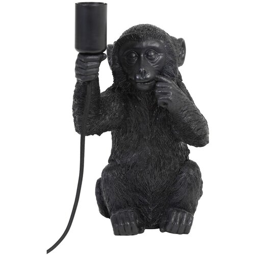 Light &amp;amp; Living Črna namizna svetilka (vi&amp;scaron;ina 34 cm) Monkey - Light &amp;amp; Living Slike