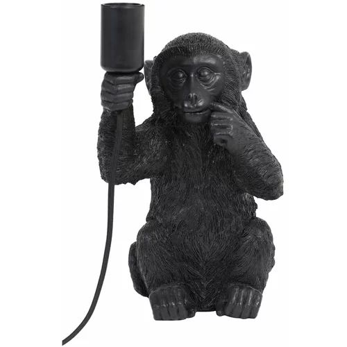 Light & Living Crna stolna lampa (visina 34 cm) Monkey -