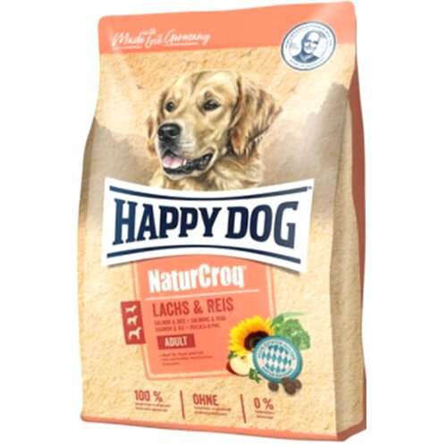 Happy Dog hrana za pse naturcroq losos pirinač 11kg 19KROHD000164 Slike