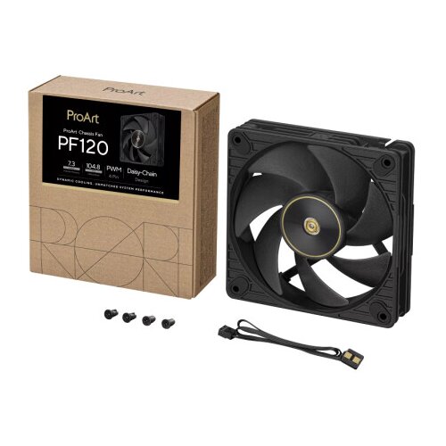 Asus proart PF120 fan pwm black ventilator crni Slike