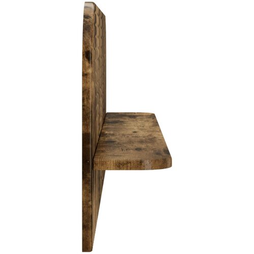  Zidna polica 2 kom. Dimljeni hrast 102 x 13,5 x 37,5 cm Slike