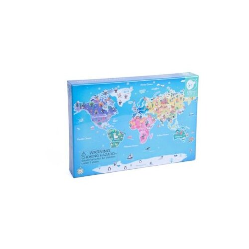 Classic World Drvena slagalica Mapa sveta Cene