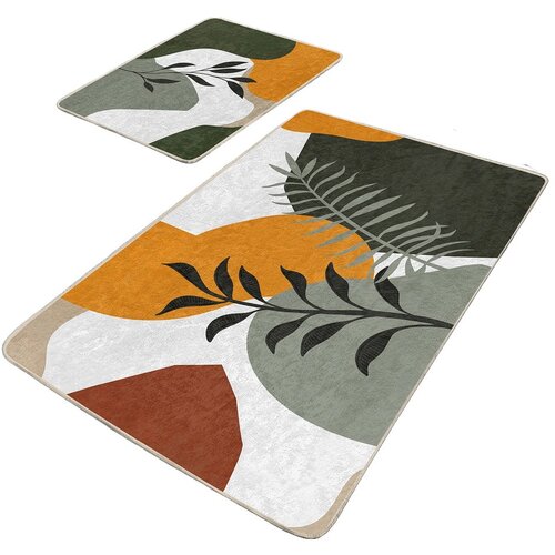 Mila Home Zelene od samta kupaonske prostirke u setu 2 kom 60x100 cm Illustrated Autumn – Cijene