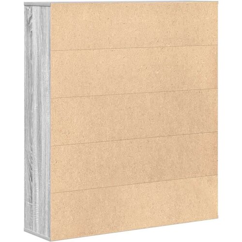 VidaXL Regal za knjige boja hrasta 89x24x101,5 cm konstruirano drvo Slike
