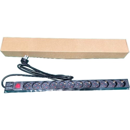 ExeLink Razvodni PDU panel za rack 19 in, sa 12 utičnih mesta, kabl 2m (aluminijum) Cene