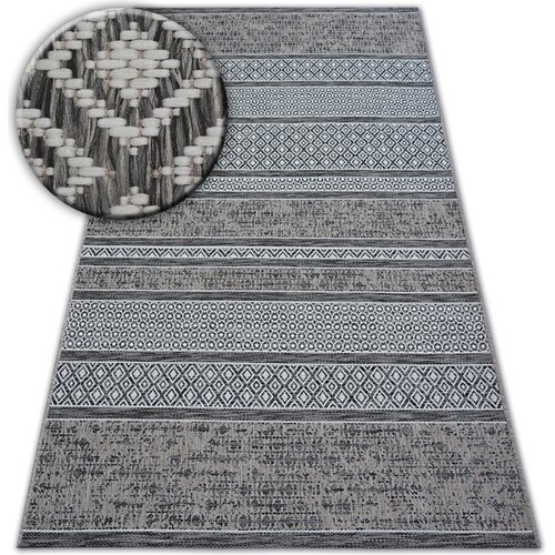 RugsX Preproge Preproga v videzu sisala LOFT 21118 BOHO 120x170 cm Siva Cene