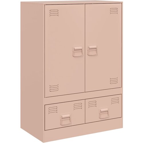 Maison Chic Komoda - Predalnik roza 67x39x95 cm jeklo, (21715647) Slike