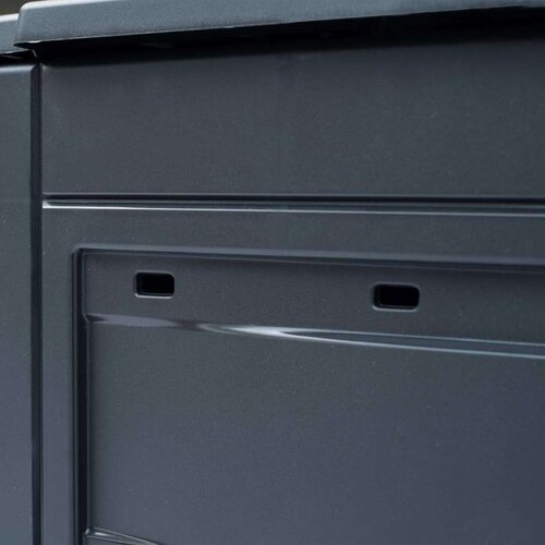  Vrtni kompostnik 3 kosi sive barve 60x60x73 cm 780 L Slike