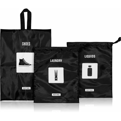 Notino Travel Collection Set of bags for shoes & laundry putni set za cipele, rublje i tekućine 3 kom