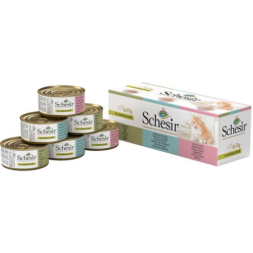 Schesir Probno pakiranje varijacija 6 x 70 g / 85 g - Piletina i tunjevina u juhi (6 x 70 g) Cijene