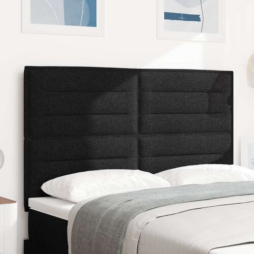  LED uzglavlje linije dizajn crno 80 cm tkanina Cene