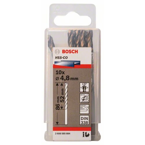 Bosch 2608585884 Burgije za metal HSS-Co, DIN338 Cene