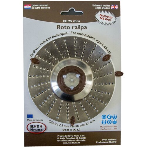 ROTO KRUNA Ra&scaron;pa (125 mm, Grubo) Cijene