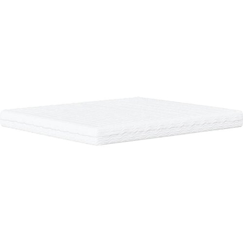  Krevet s madracem Dover bijeli 160x200 cm od umjetne kože Slike