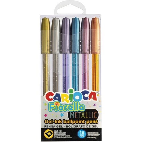 Carioca Fiorella metalik gel olovke set od 6 komada - Cene