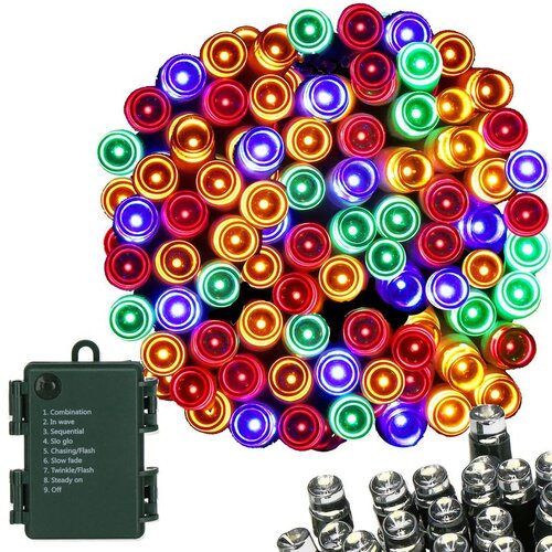  LED lampice na baterije – 50 lampica višebojna Cene