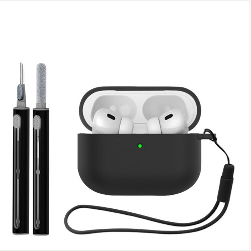 INF Kompatibilno ohi&scaron;je iz silikona (3-delni komplet) za Apple AirPods Pro 3 Black, (5000074301) Cene