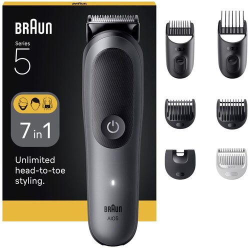 Braun All-In-One Series 5 AIO5520 set za nego las in telesa 7 v 1 1 kos Slike