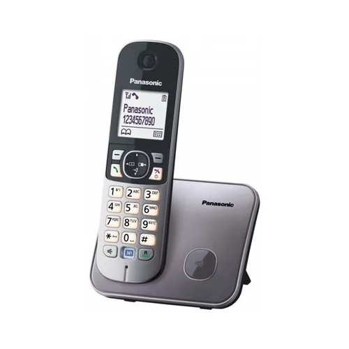 Panasonic telefon bežični KX-TG6811FXM metalik sivi
