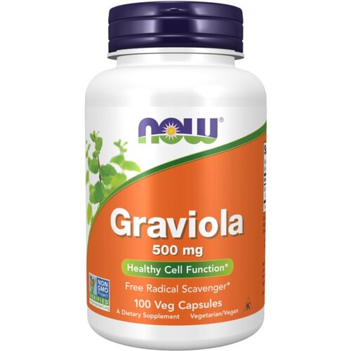 Now Foods Graviola, 500 mg NOW (100 kapsul) Cene