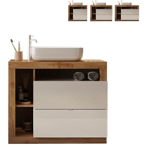 LC Mobili Moderna omarica z 2 predali, 79x50x14 cm - HAMBURG 439030K-T78 Cene