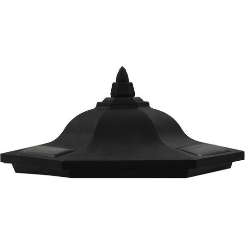  Vanjske solarne svjetiljke 6 kom LED crne Slike