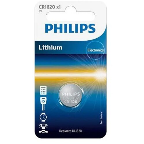 Philips lithium cell, baterija, CR1620 Slike
