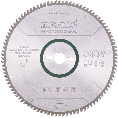 Metabo MET 628091000 list testere za cirkular, 305mm, 96 zuba Slike