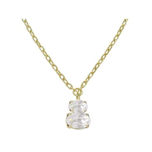 Victoria Cruz gemma crystal gold ogrlica sa swarovski kristalima ( a4512-07dg ) Slike