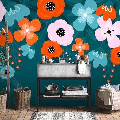  Foto tapeta - Colorful Bloom - Third Variant 150x105 Slike