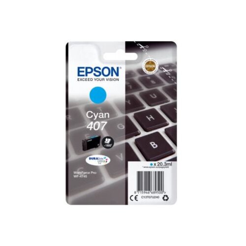 Epson Originalna kartuša 407 Cyan - C13T07U240 [Ml-20.3][Pag-1900], (22112468) Cene