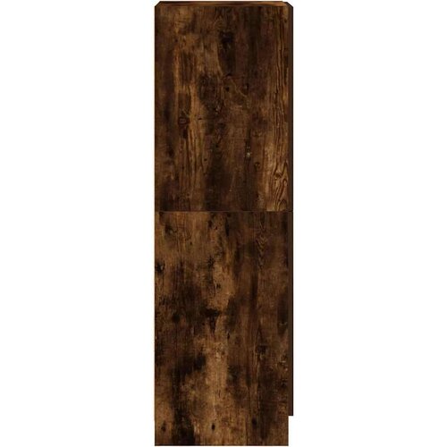 vidaXL Kuhinjska omarica dimljen hrast 38x41,5x131,5 cm inž. les Cene