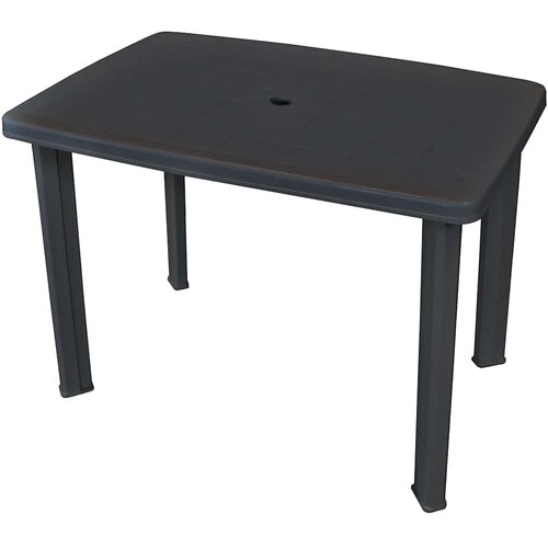  Vrtni stol od plastike antracit 101 x 68 x 72 cm Slike