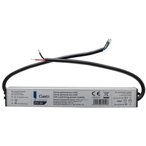  prekidački napajni izvor za led trake 50W/12V IP67 Cene