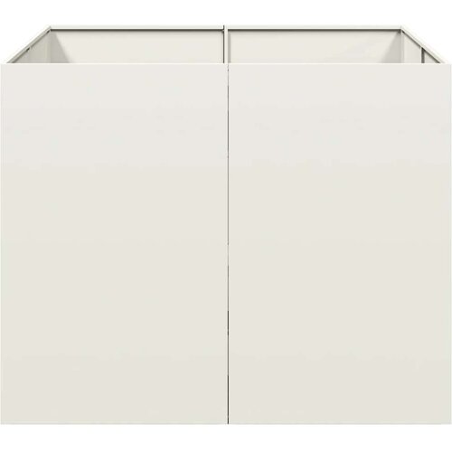 VidaXL Sadilica bijela 100x100x80 cm od čelika Slike